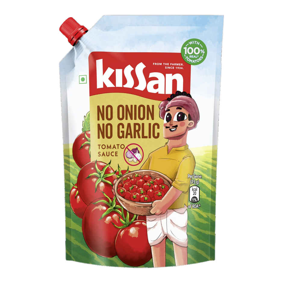 Kissan No-Onion No-Garlic Tomato Sauce