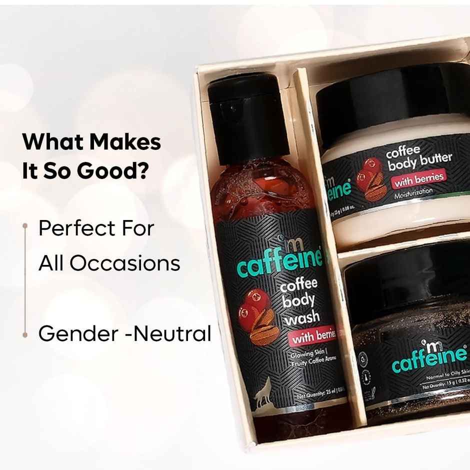 mCaffeine Miniature Coffee Body Detan Skin Care Gift Set