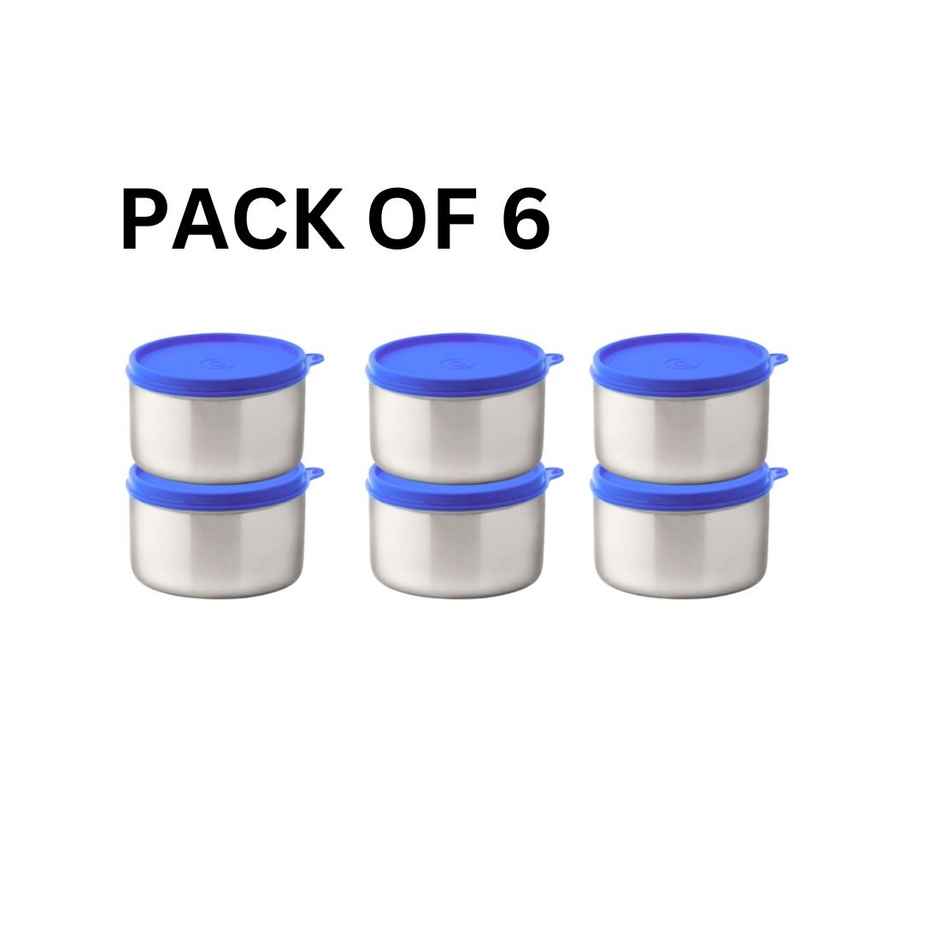 Sugar Homeware Stainless Steel Chutney Dip Pickle Sauce Kitchen Food Storage Container