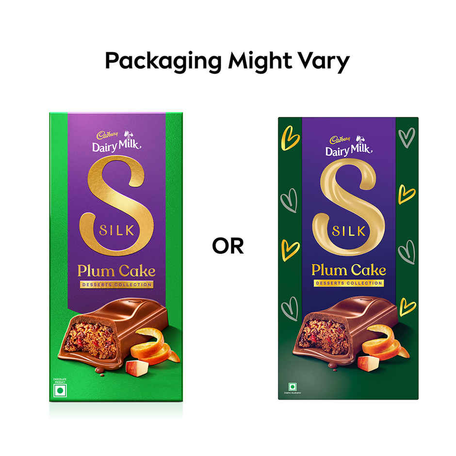Cadbury Dairy Milk Silk Desserts Plum Cake Chocolate Bar