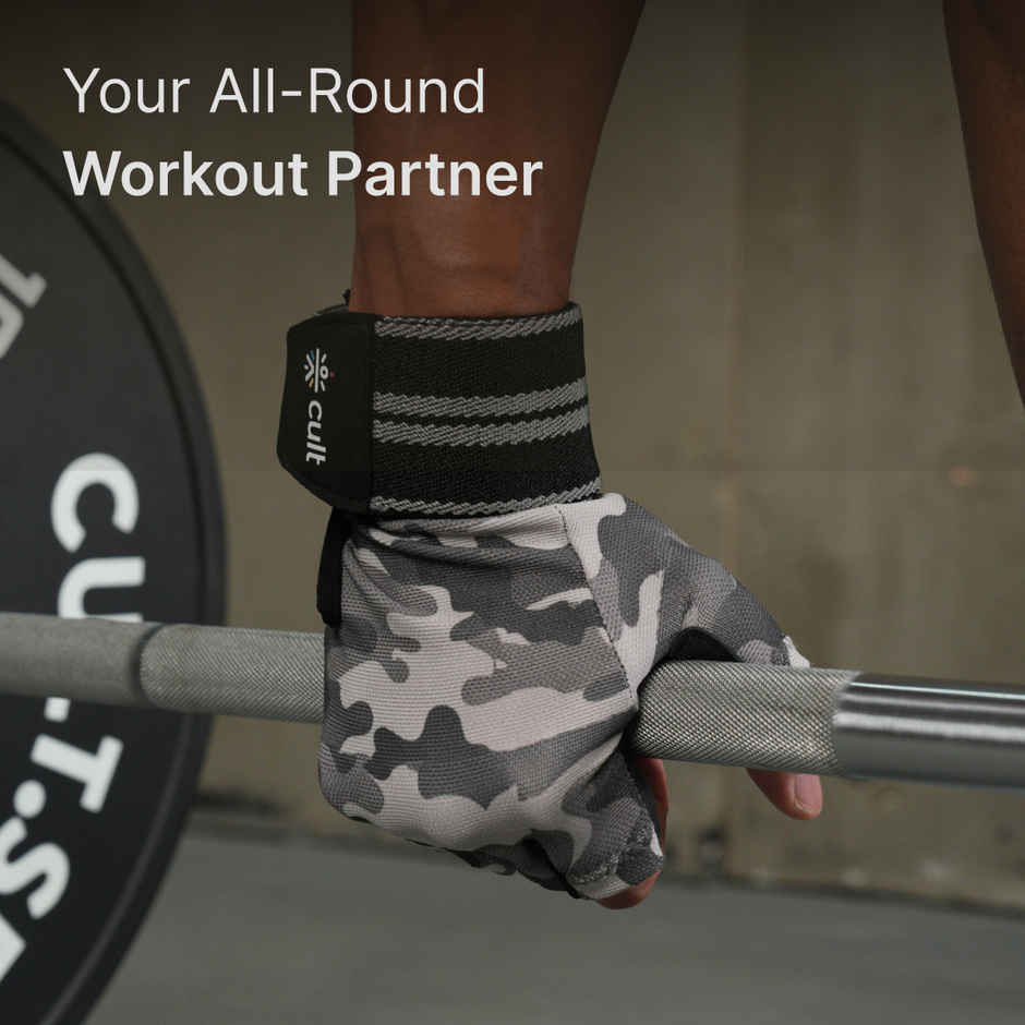 Cult Gym Gloves Camo - L