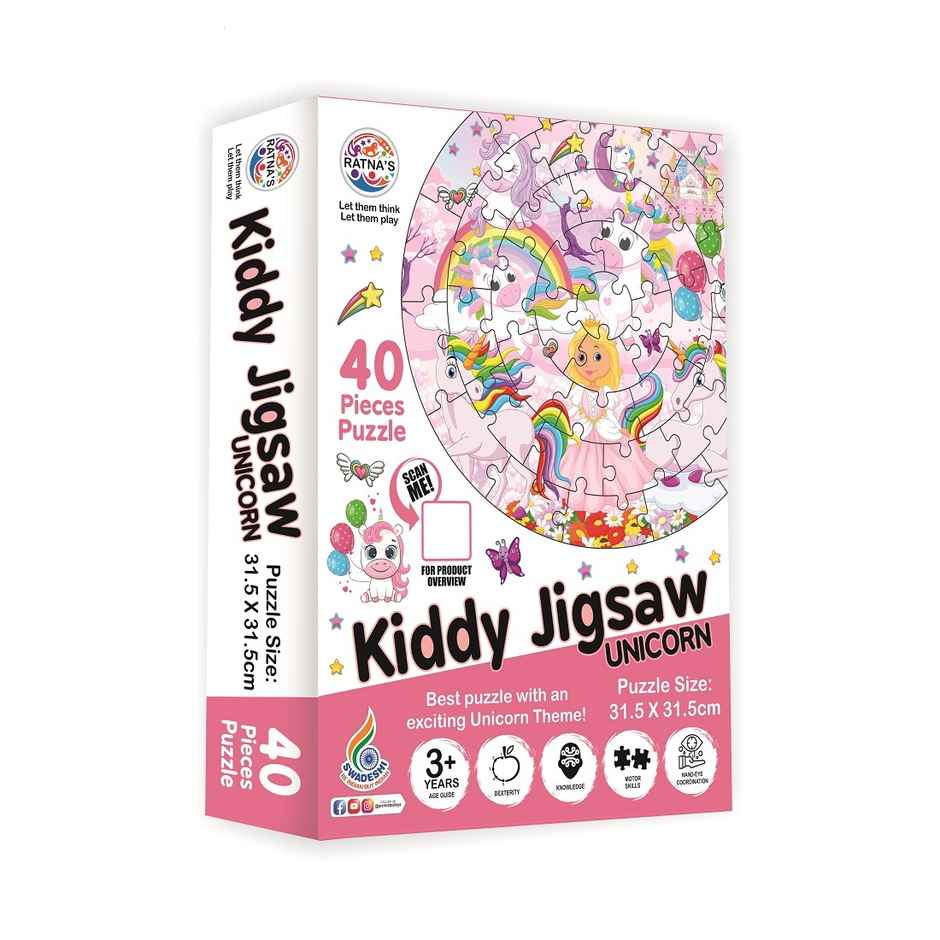 Ratna's Kiddy Jigsaw Unicorn | Assorted