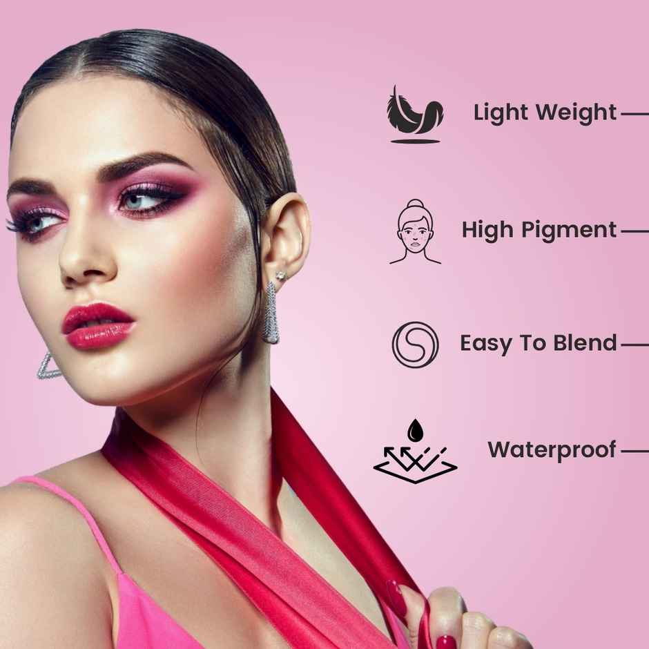 Mattlook Blink Eyeshadow Palette With Highly Pigmented Matte & Shimmer | Shade-01