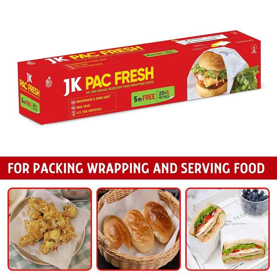 JK Pac Fresh Food Wrapping Paper | 20 m | Practical & Useful