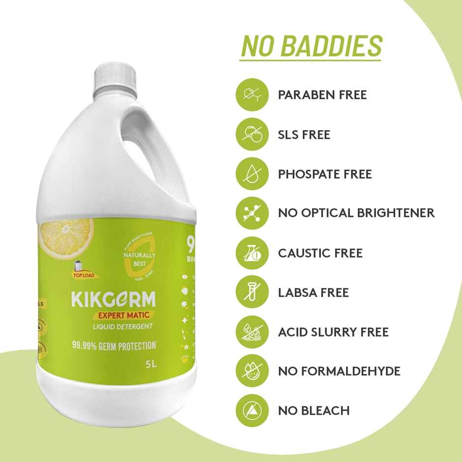 Kikgerm Expert Matic Top Load Detergent Liquid