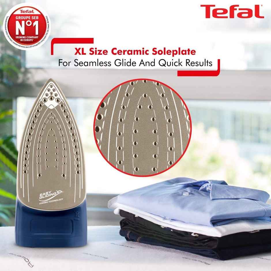 Tefal Maestro Plus Steam Iron 2200 W, Extra-Large Ceramic Soleplate, 270 ml Tank