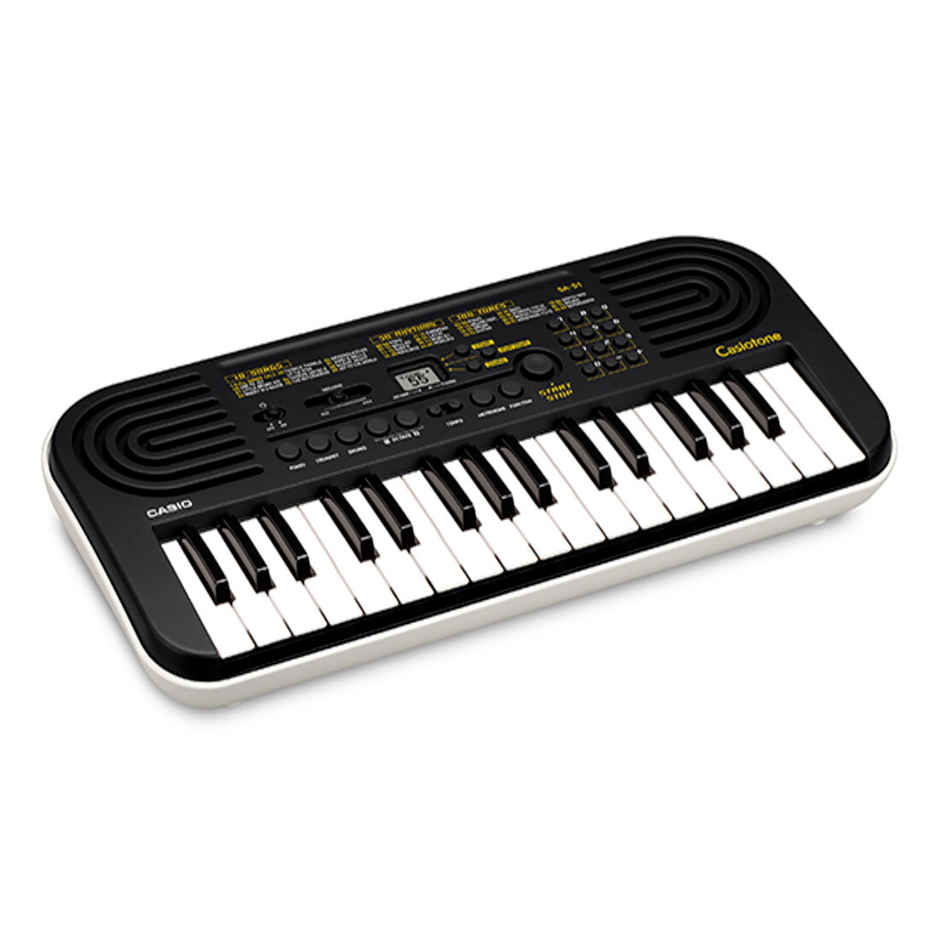 Casiotone Mini Keyboard SA-51 with Piano tones | Black