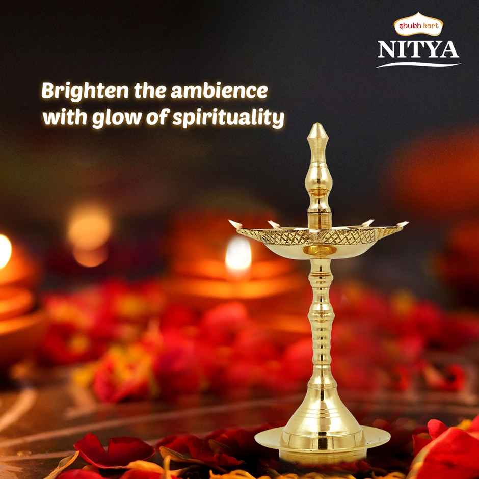 Nitya Kerla Samai | Gold | Brass | Kerala Samai Diya | Shubhkart
