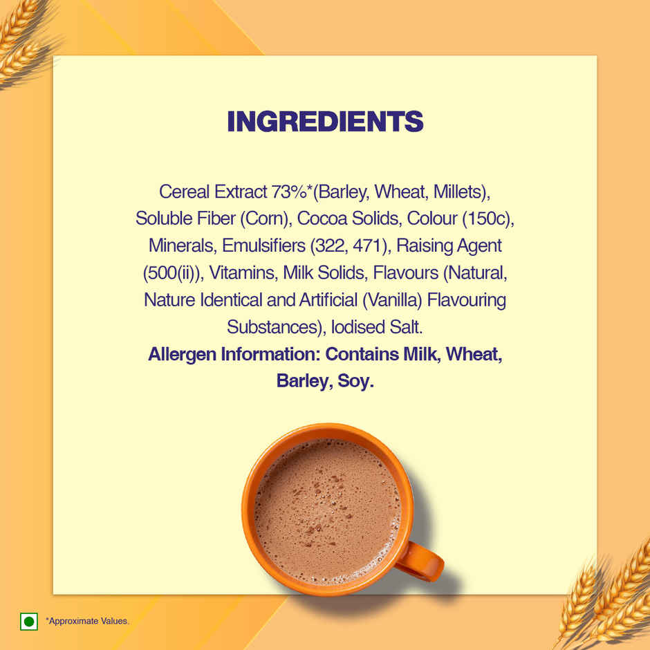 Cadbury Bournvita Zero Added Sugar Nutrition Drink Jar