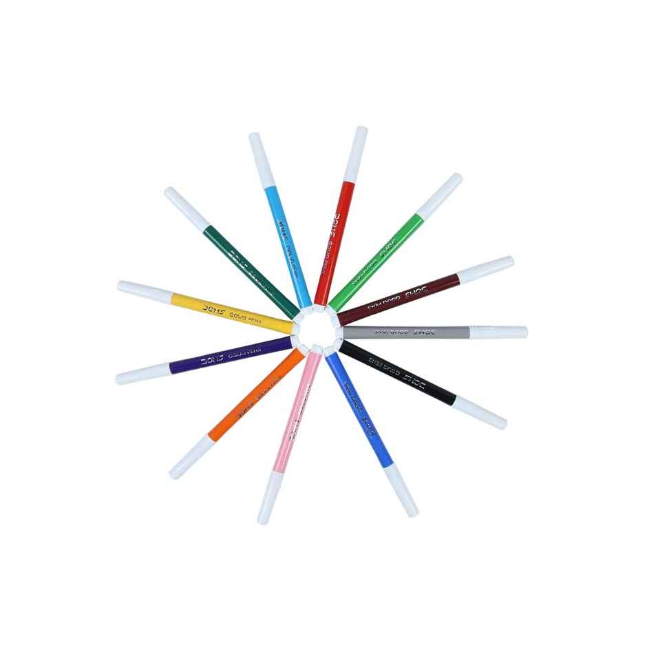 Doms Watercolour Aqua Pen 12 Shades Display Pack | Vibrant Colors