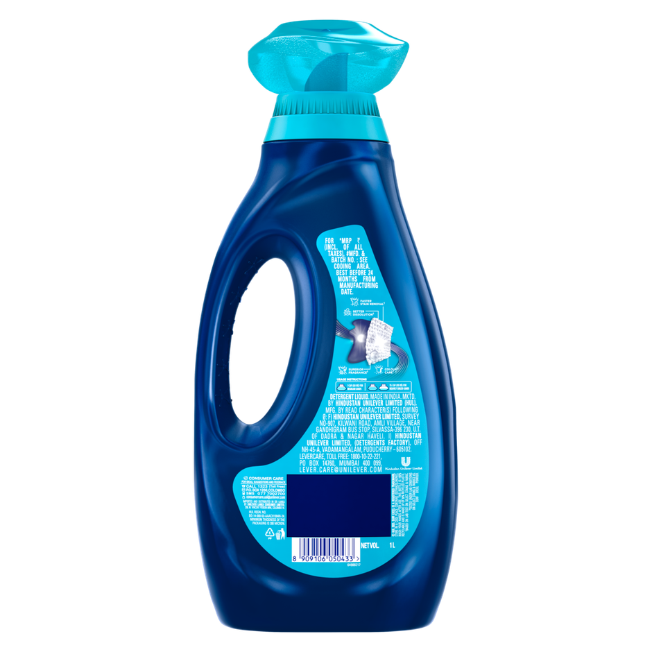 Surf Excel Matic Top Load Detergent Liquid Refill | Tough Dried Stain Removal