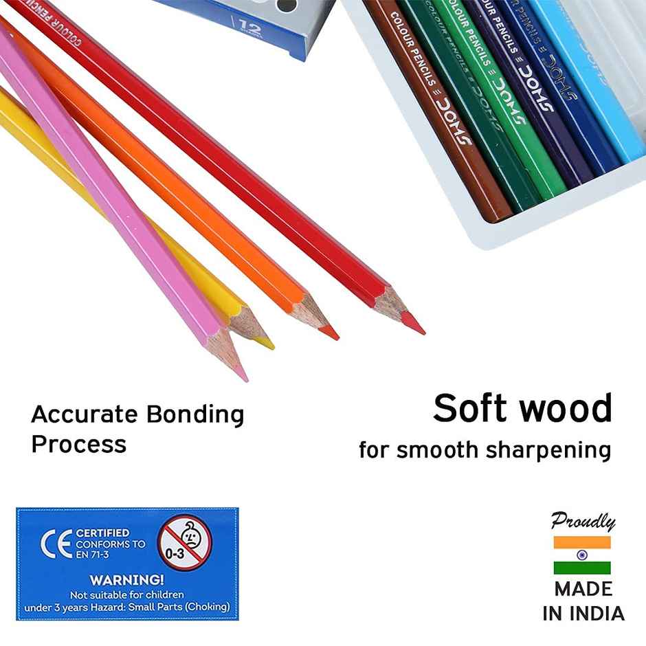 Doms Fsc 12 Shades Colour Pencil