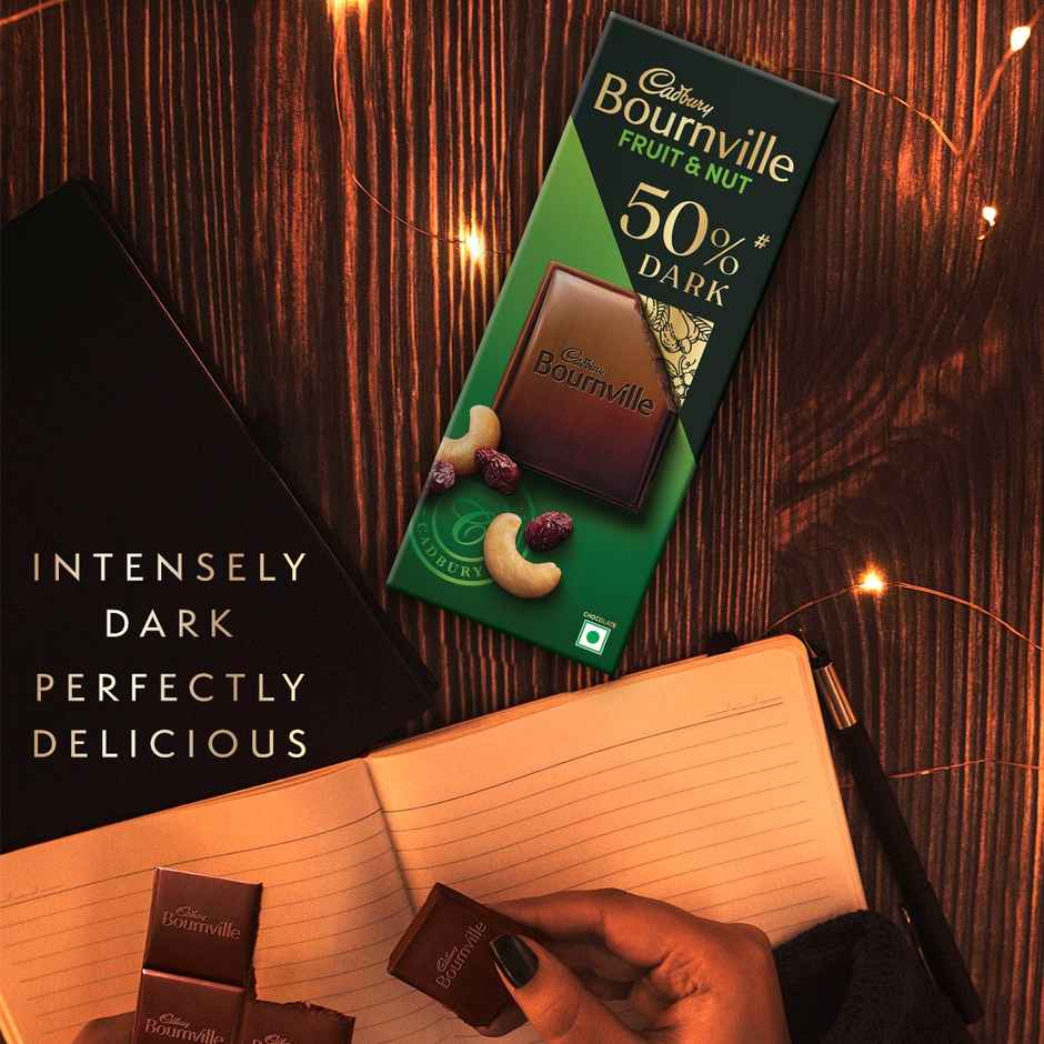 Cadbury Bournville Fruit & Nut 50% Dark Chocolate Bar Combo