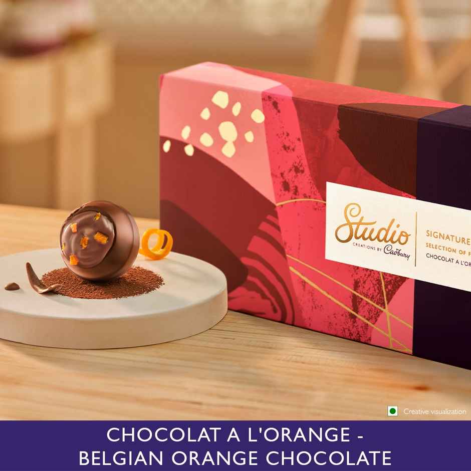 Cadbury Studio Chocolat A L'Orange Signature Pralines Chocolate