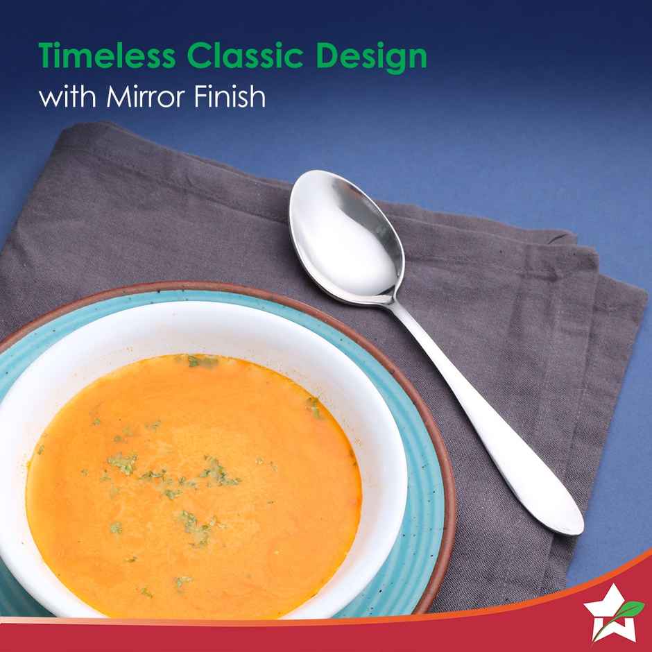 Wonderchef Venice Stainless Steel Regular Spoon | Set Of 6