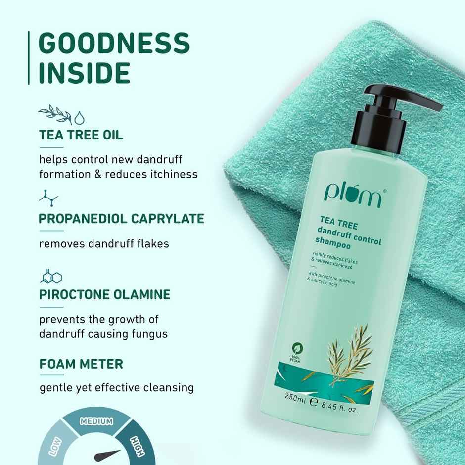 Plum Tea Tree Dandruff Control Shampoo