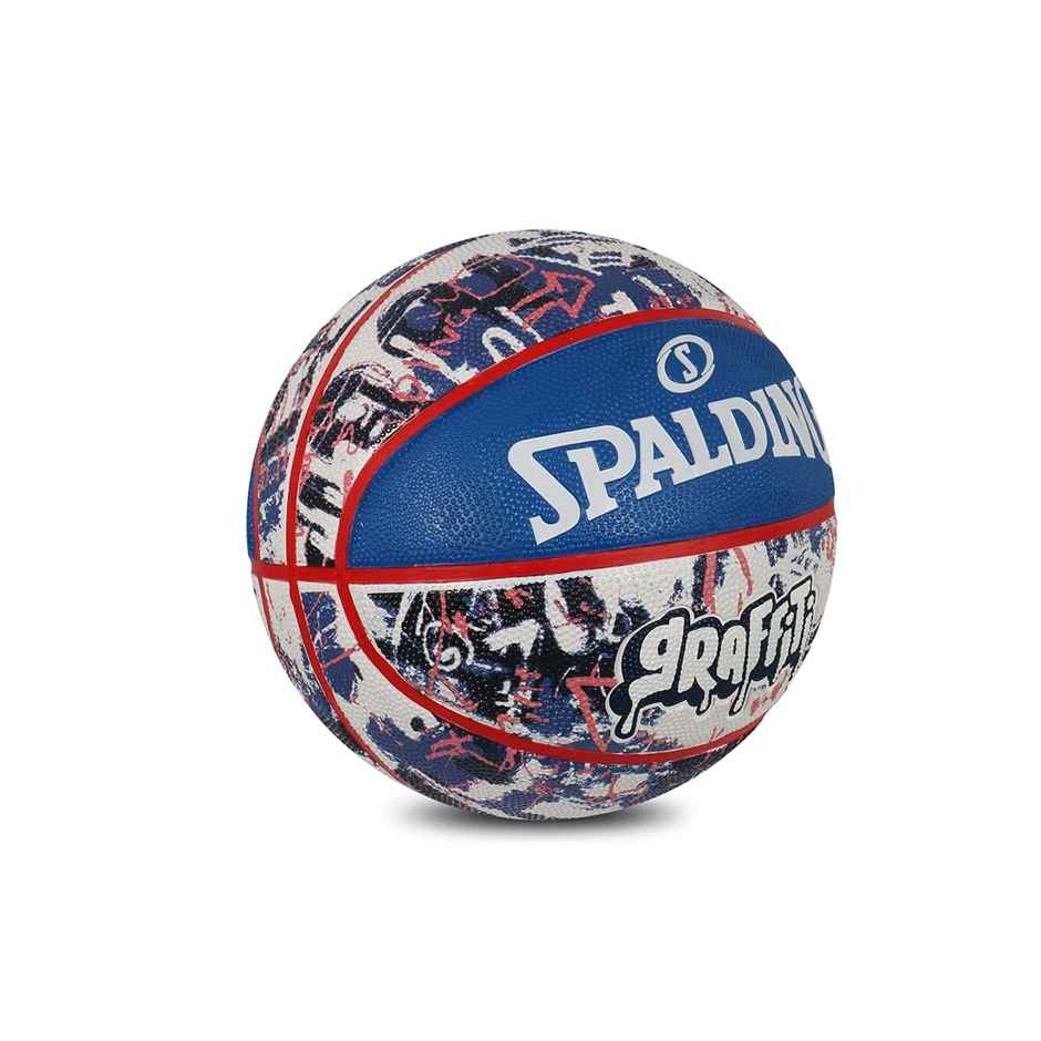 Spalding Graffiti Rubber Basketball | Blue-Red