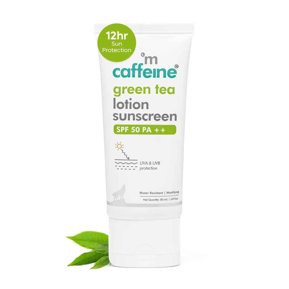 mCaffeine Daily Glow Sunscreen SPF 50 PA++++ With Niacinamide & Green Tea,Uv Protection