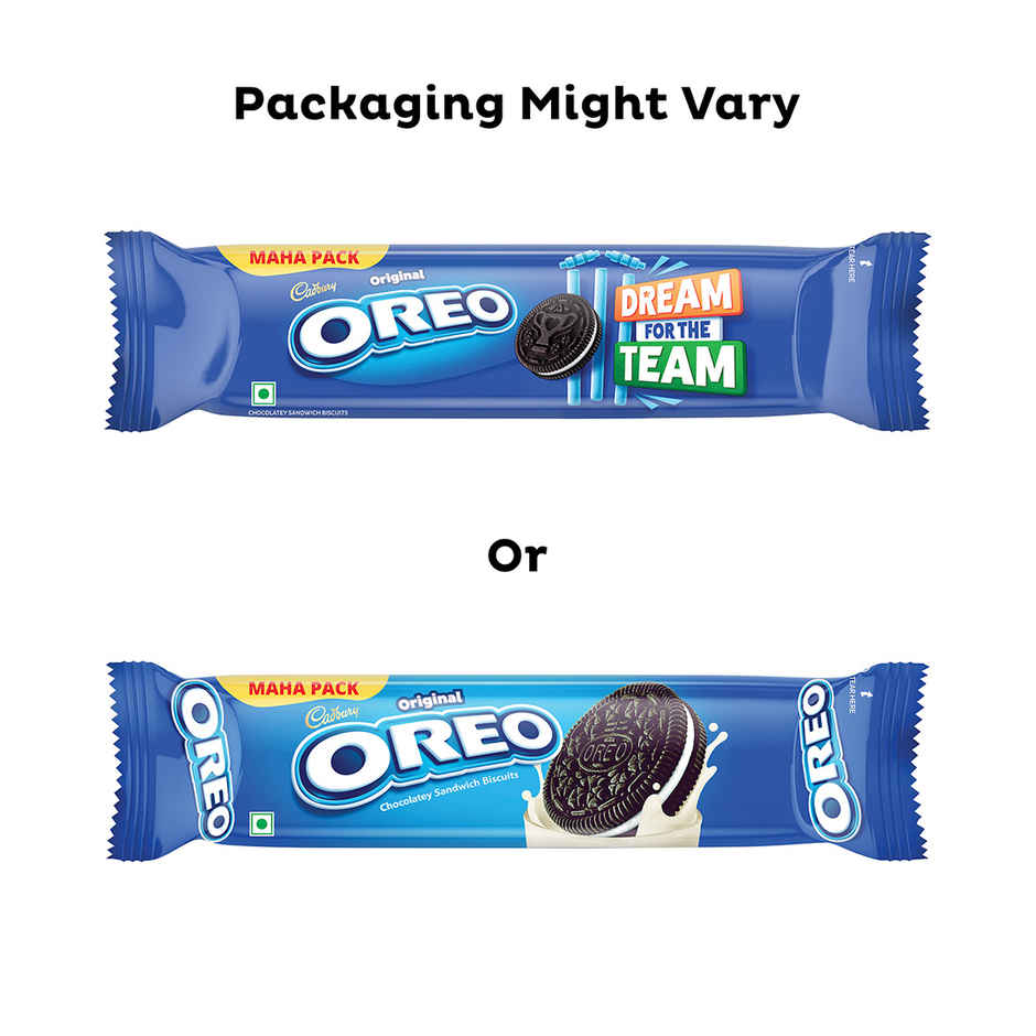Cadbury Oreo Vanilla Flavour Crème Sandwich Biscuit Mega Family Pack