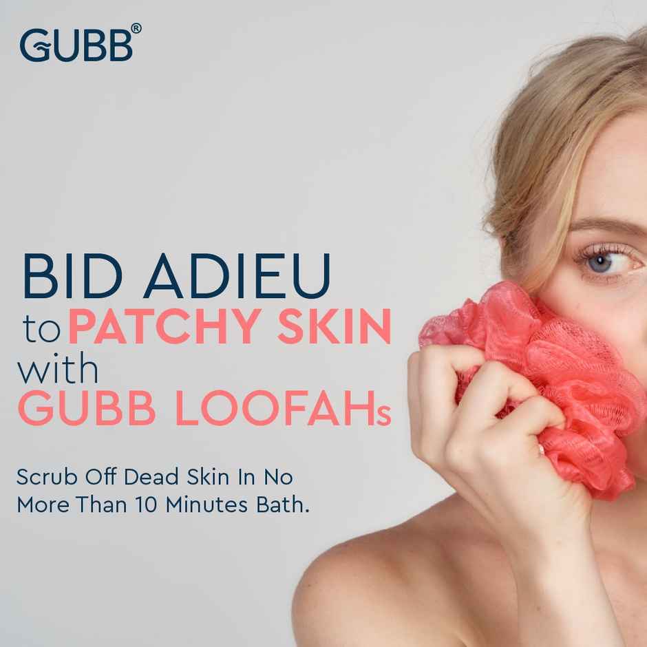 GUBB Luxe Sponge Round Loofah - Lilac