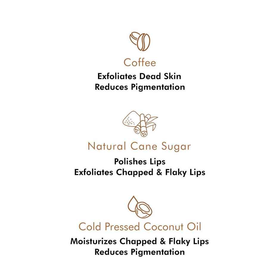 mCaffeine Coffee Lip Scrub | Exfoliates & Reduces Pigmentation