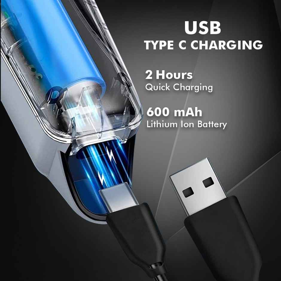 Nova Nht 1101 Trimmer 120 Min Runtime 4 Length Settings (Silver)