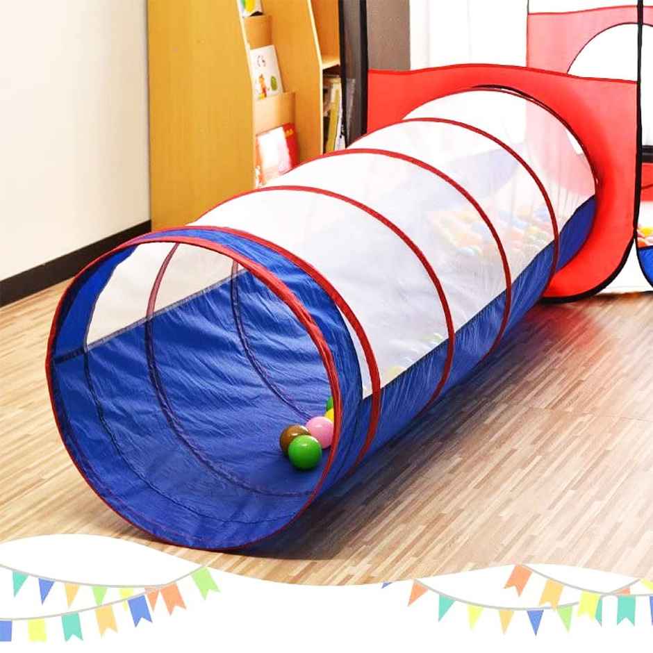 Wembley Tunnel Tent For Kids Foldable 6 Feet Long Indoor Outdoor Tunnel For Toddler Foldable Tunnel