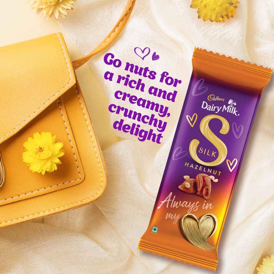 Cadbury Dairy Milk Silk Hazelnut Chocolate Bar Valentine's Gift Pack