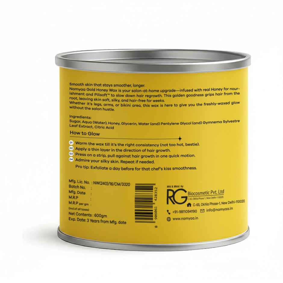 Namyaa Gold Honey Wax