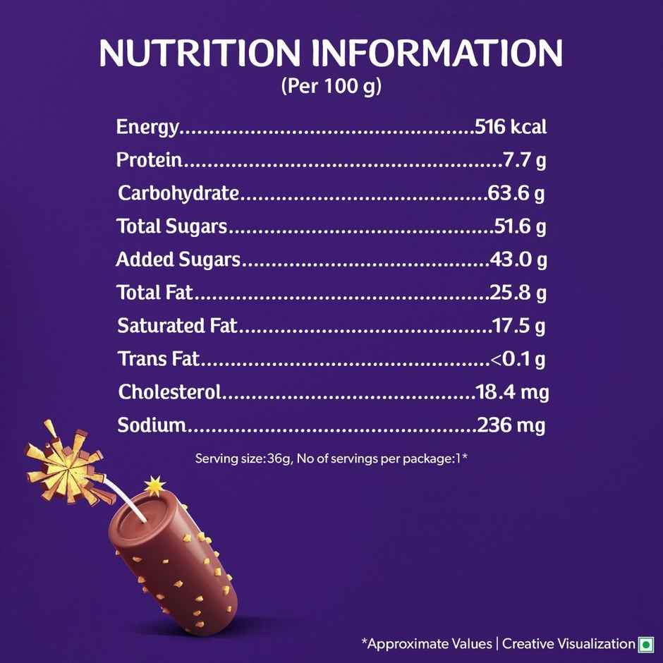 Cadbury Dairy Milk Crackle Chocolate Bar Combo