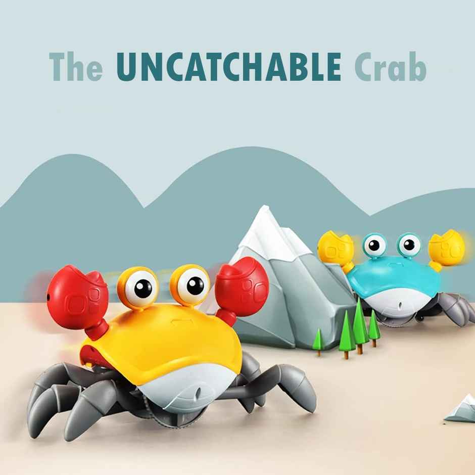 Wembley Dancing Crawling Baby Toys Crawling Crab Toy For Kids-Orange