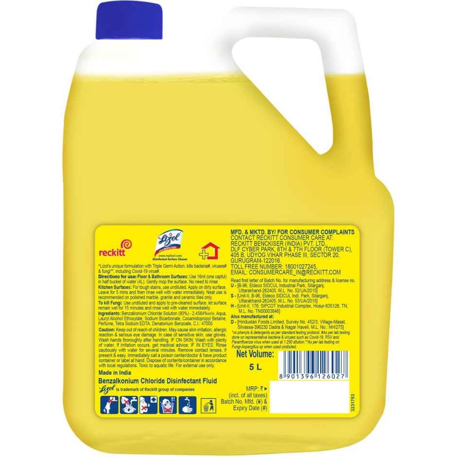 Lizol Citrus Floor Cleaner Liquid