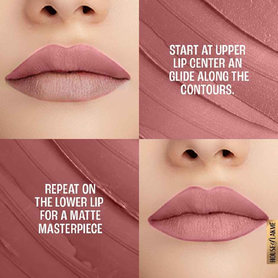 Lakme 9 To 5 Primer + Matte Lipstick- Blush Nude