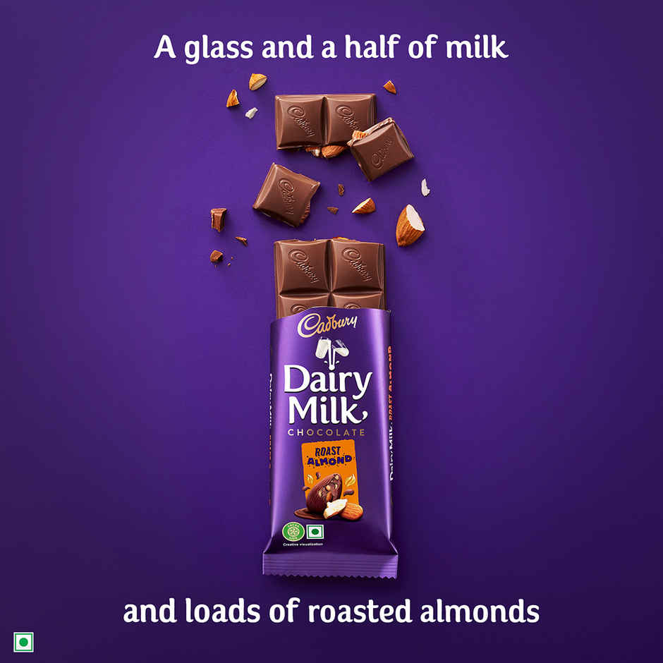 Cadbury Dairy Milk Roast Almond Chocolate Bar