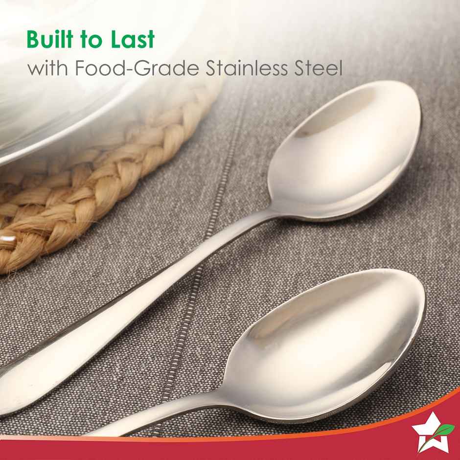 Wonderchef Venice Stainless Steel Regular Spoon | Set Of 6