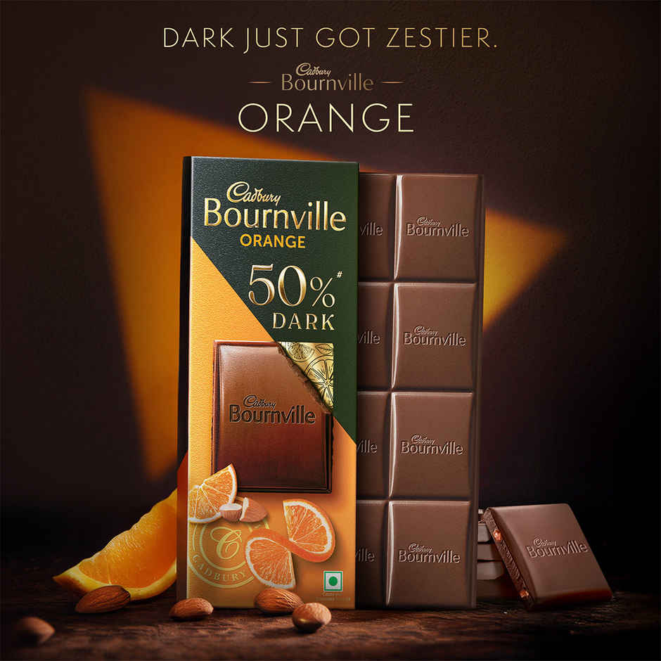 Cadbury Bournville Orange 50% Dark Chocolate Bar