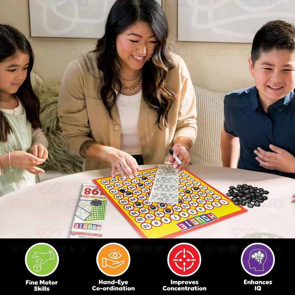 Fablue Portable Tambola Board Game - 300 Different Tickets