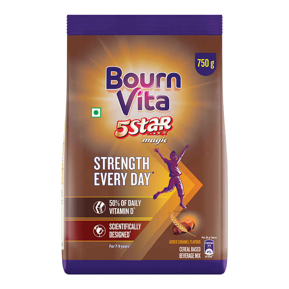 Bournvita 5 Star Magic Chocolate Drink Mix | For 7 - 9 years Kids