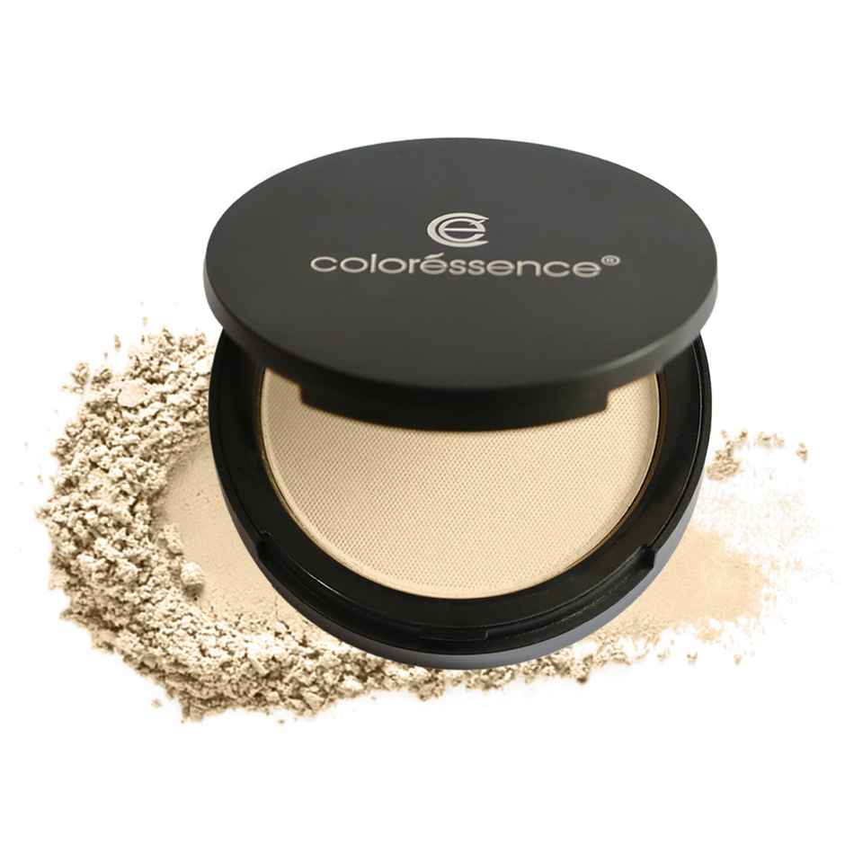 Coloressence Starlet HD Matte Compact Powder with Puff | Pinkish Beige | Lightweight|Long Lasting