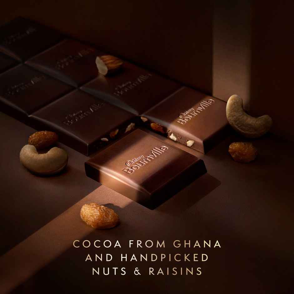 Cadbury Bournville Fruit & Nut 50% Dark Chocolate Bar