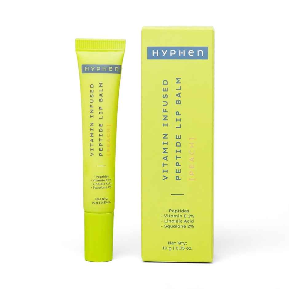 Hyphen Vitamin Infused Peptide Lip Balm - Peach