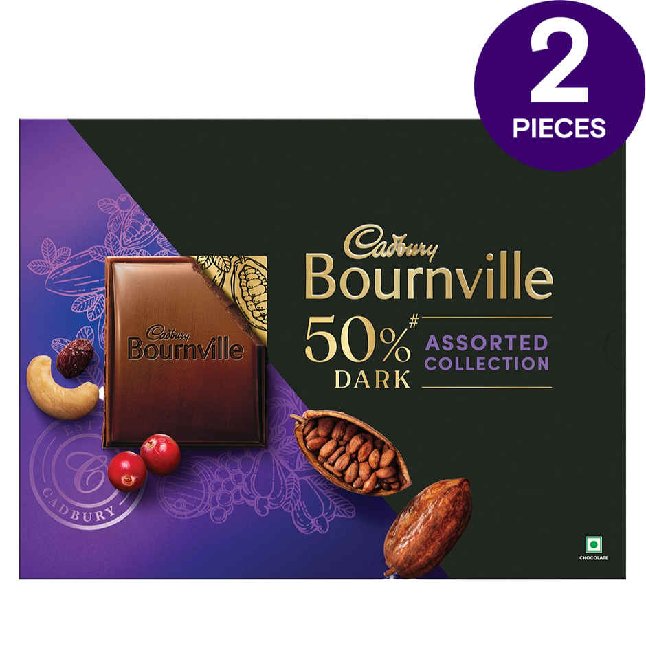 Cadbury Bournville Dark Chocolate Assorted Collection Diwali Gift Pack Combo