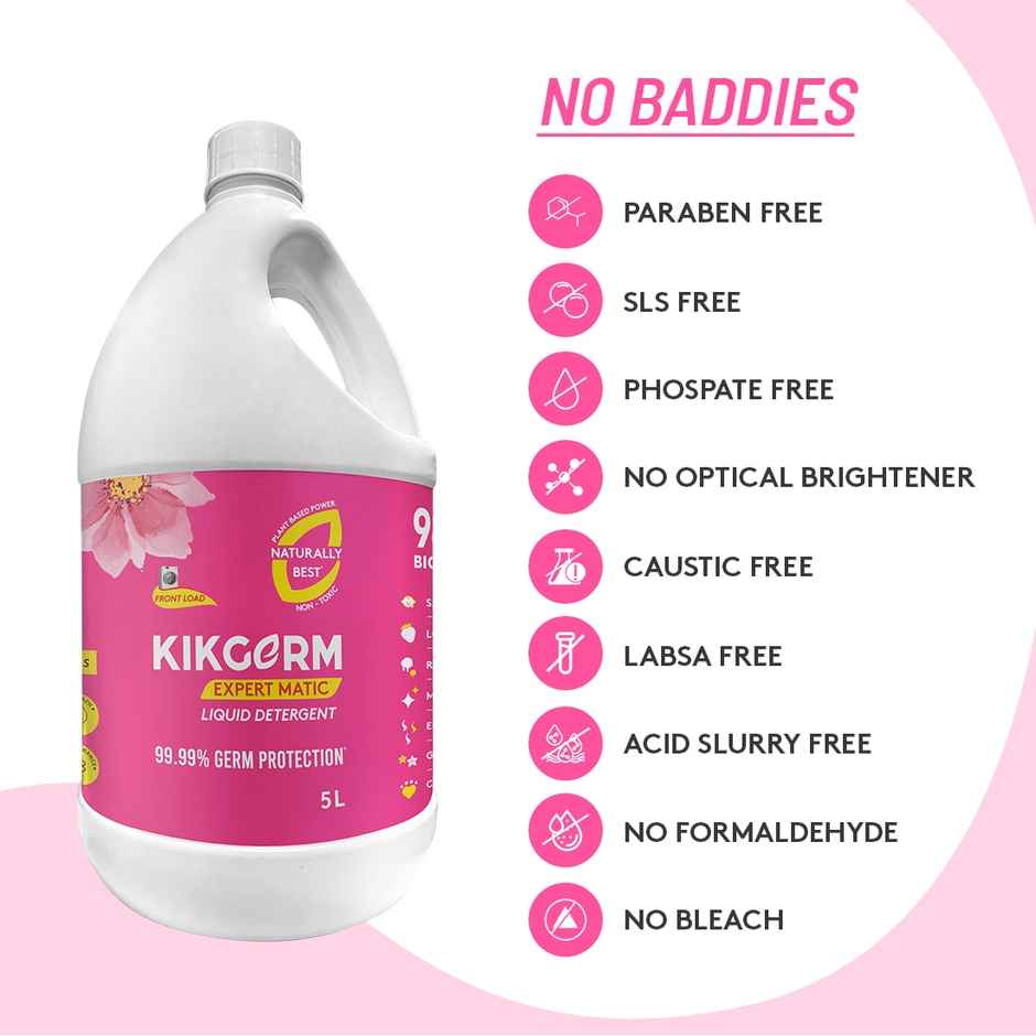 Kikgerm Expert Matic Front Load Detergent Liquid
