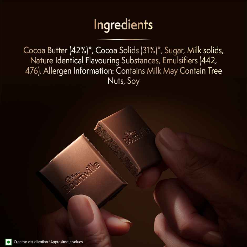 Cadbury Bournville Rich Cocoa 70% Dark Chocolate Bar Combo