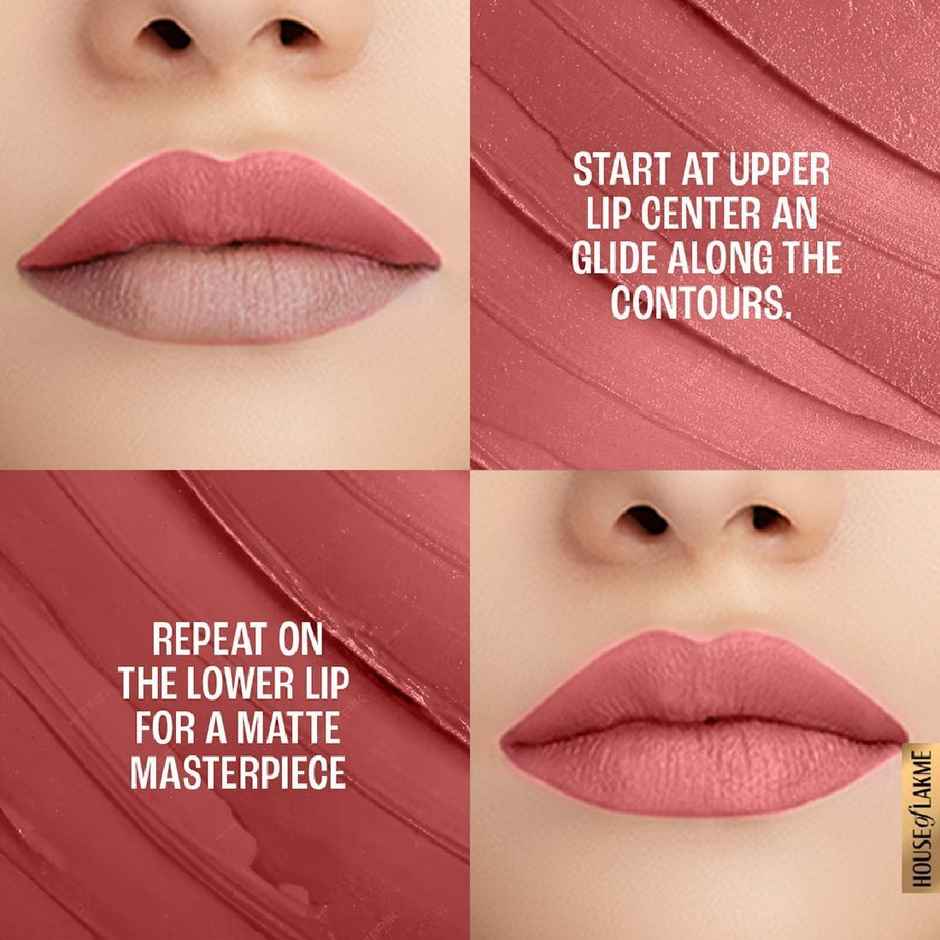 Lakme 9 To 5 Primer + Matte Lipstick- Pink Watermelon