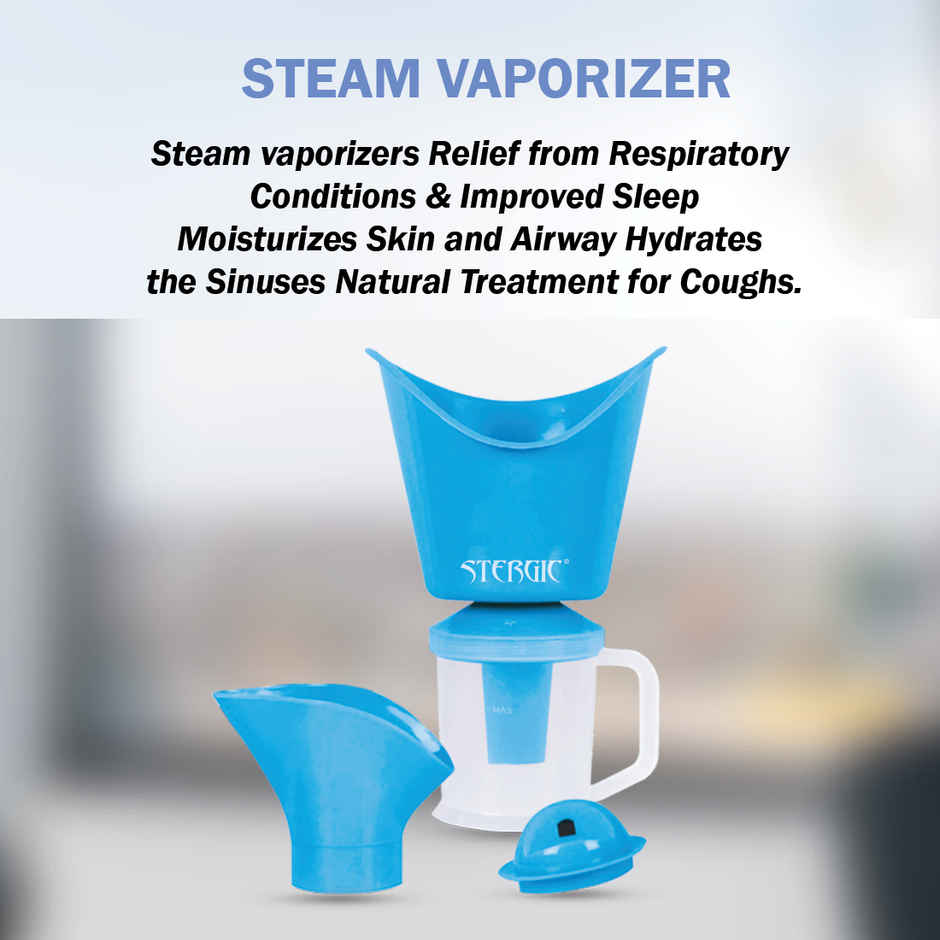 Stergic Lumia 3 In 1 Vaporizer Steamer For Cold And Cough Face Mist Vaporiser Inhaler Machine