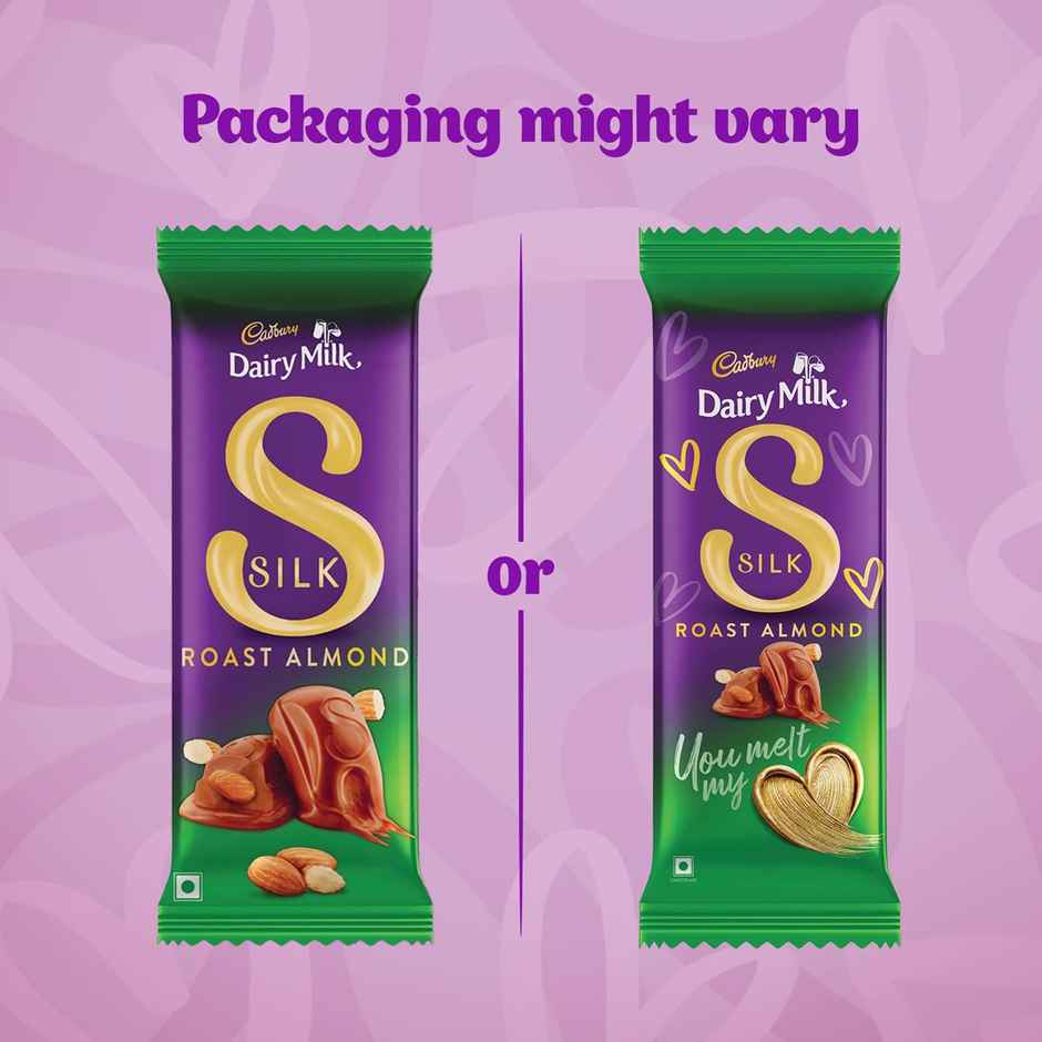 Cadbury Dairy Milk Silk Roast Almond Chocolate Bar