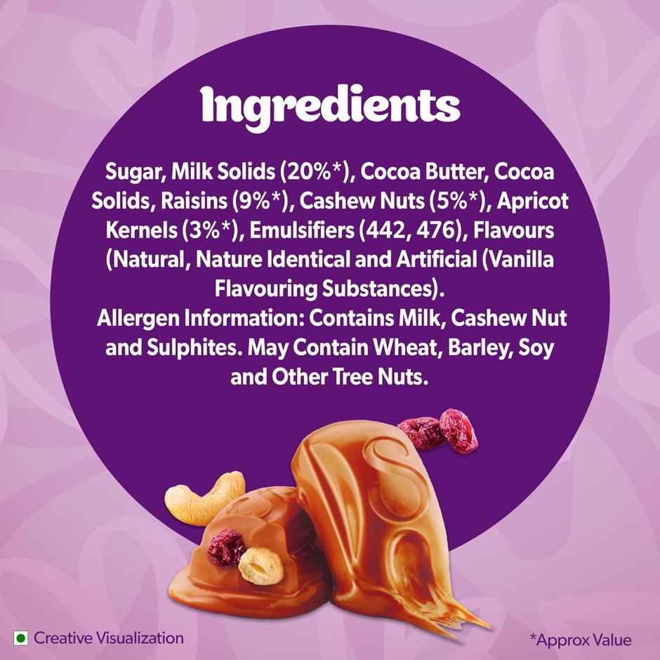 Cadbury Dairy Milk Silk Fruit and Nut Chocolate Bar