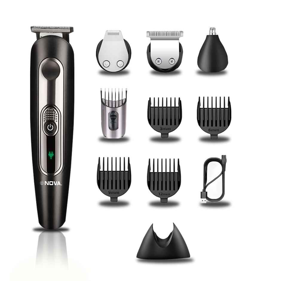 Nova Super Groom Ng 1149 USB Trimmer For Men - Black