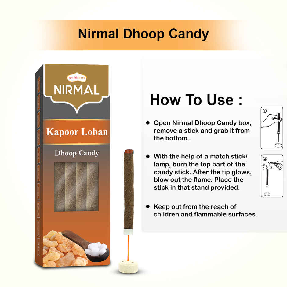 Nirmal Kapoor Loban Dhoop Candy | Shubhkart